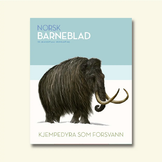 Norsk Barneblad – Kjempedyra som forsvann (nr. 7/8 2020)