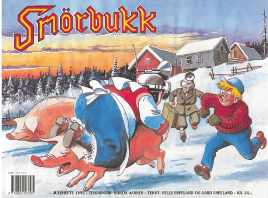 Smørbukk testar ut VR eller kunstig røyndom, 1995