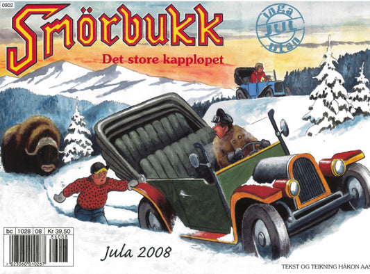 Smørbukk – Det store kappløpet, 2008,  med opptrykk av "Smørbukk på sirkus", 1958