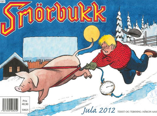 Smørbukk – Julegrisen, 2012, med opptrykk av "Smørbukk på auksjon", 1962